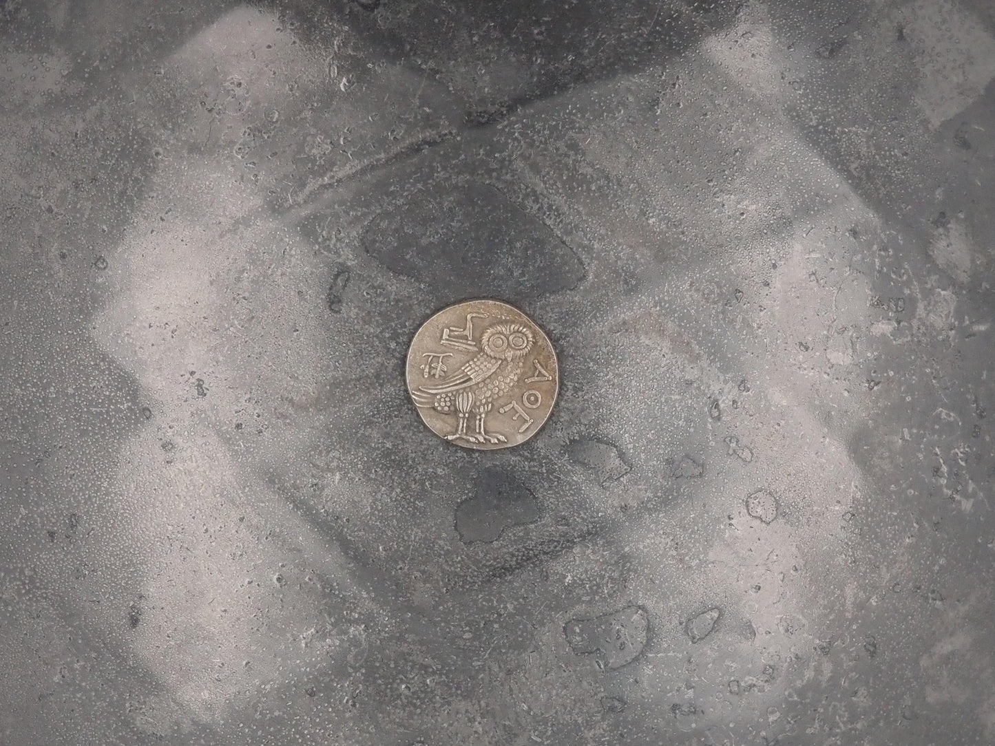 Small Owl Tetradrachm Ancient Greek Replica Coin