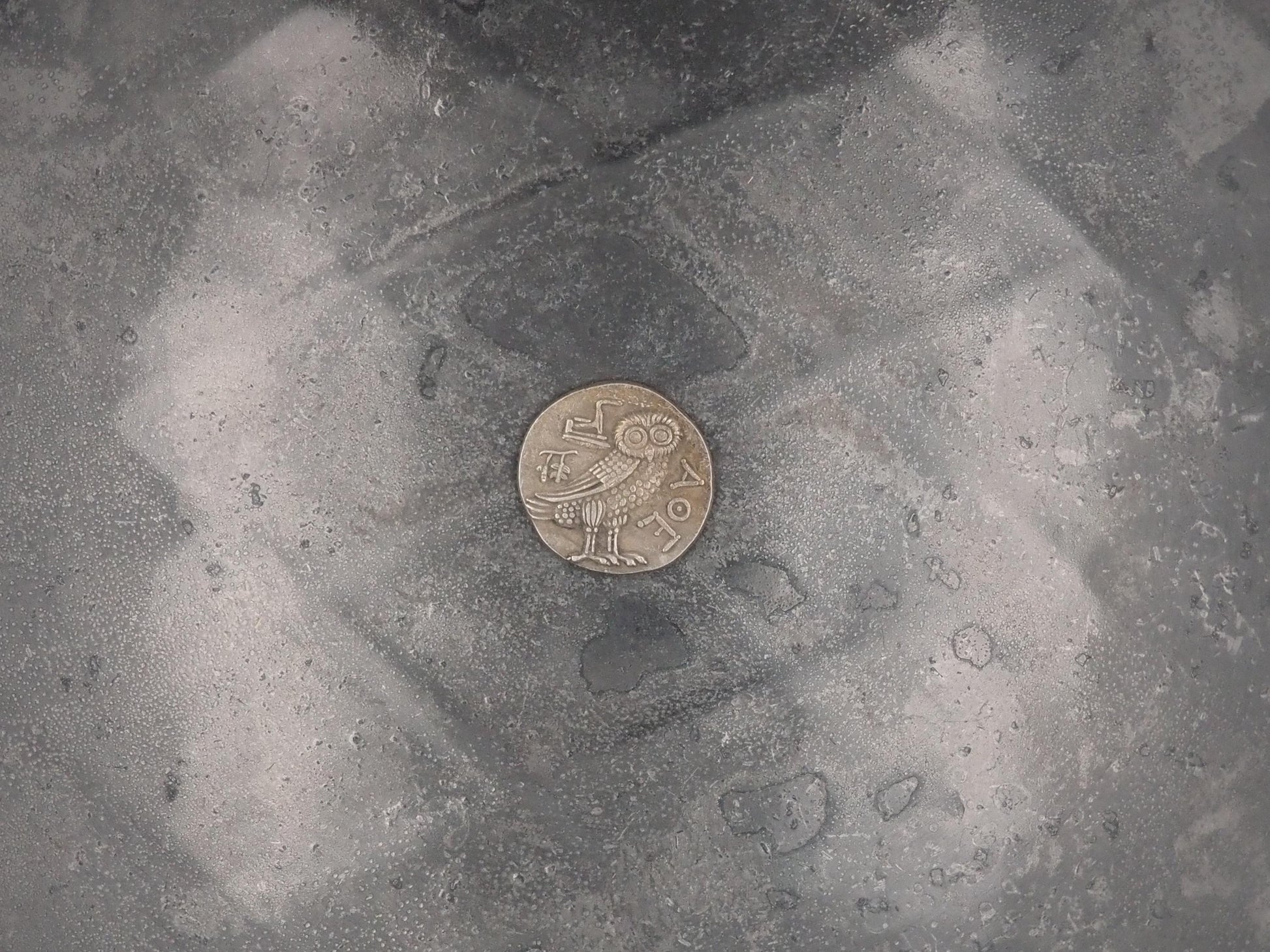 Small Owl Tetradrachm Ancient Greek Replica Coin