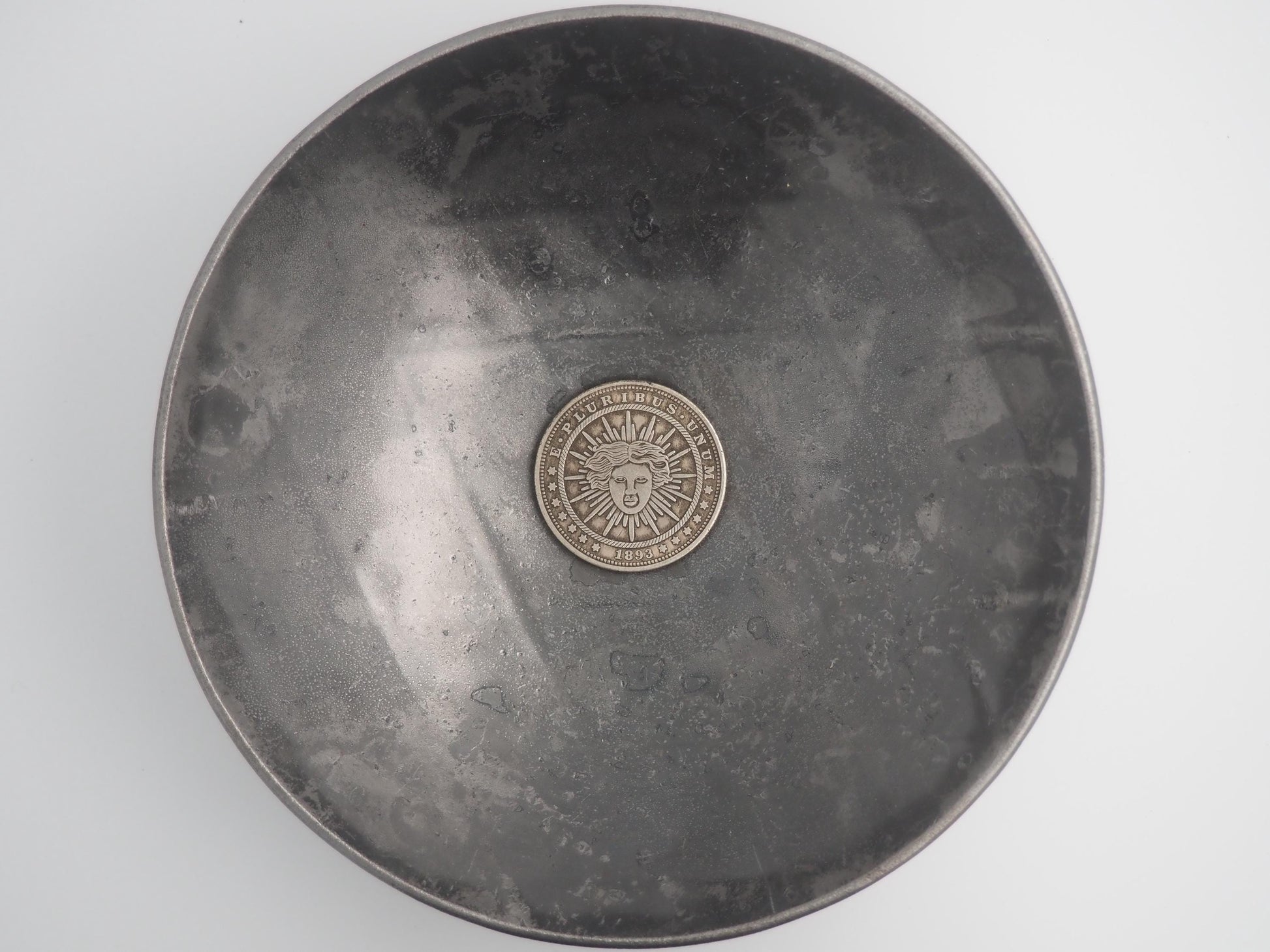 Hand Struck Morgan Silver Dollar Ancient Medusa Sunburst - D&D, RPG, MTG Gaming Coin/Token/Medal