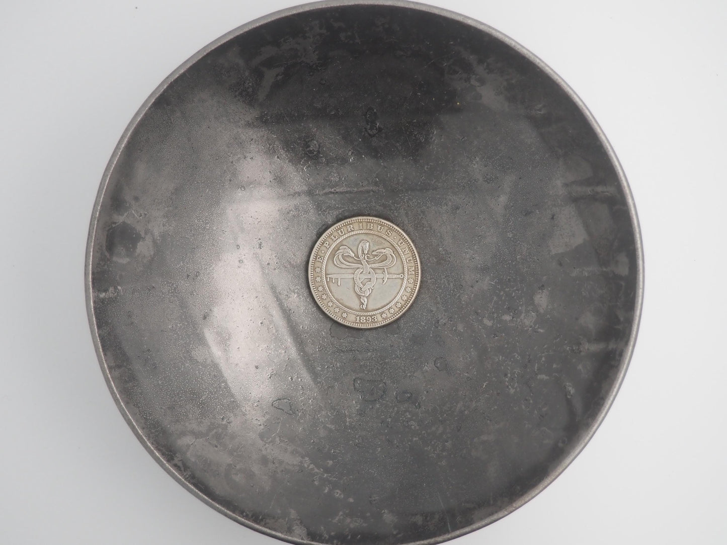 Hand Struck Morgan caduceus type sake sigil - bravery, triumph, overcoming obstacles, and even a balance of opposing forces - D&D, RPG, MTG