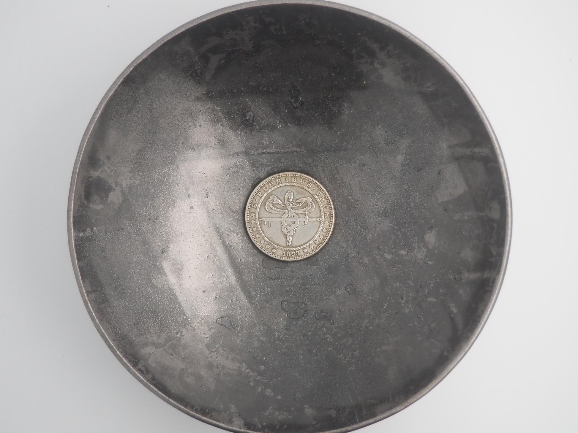 Hand Struck Morgan caduceus type sake sigil - bravery, triumph, overcoming obstacles, and even a balance of opposing forces - D&D, RPG, MTG