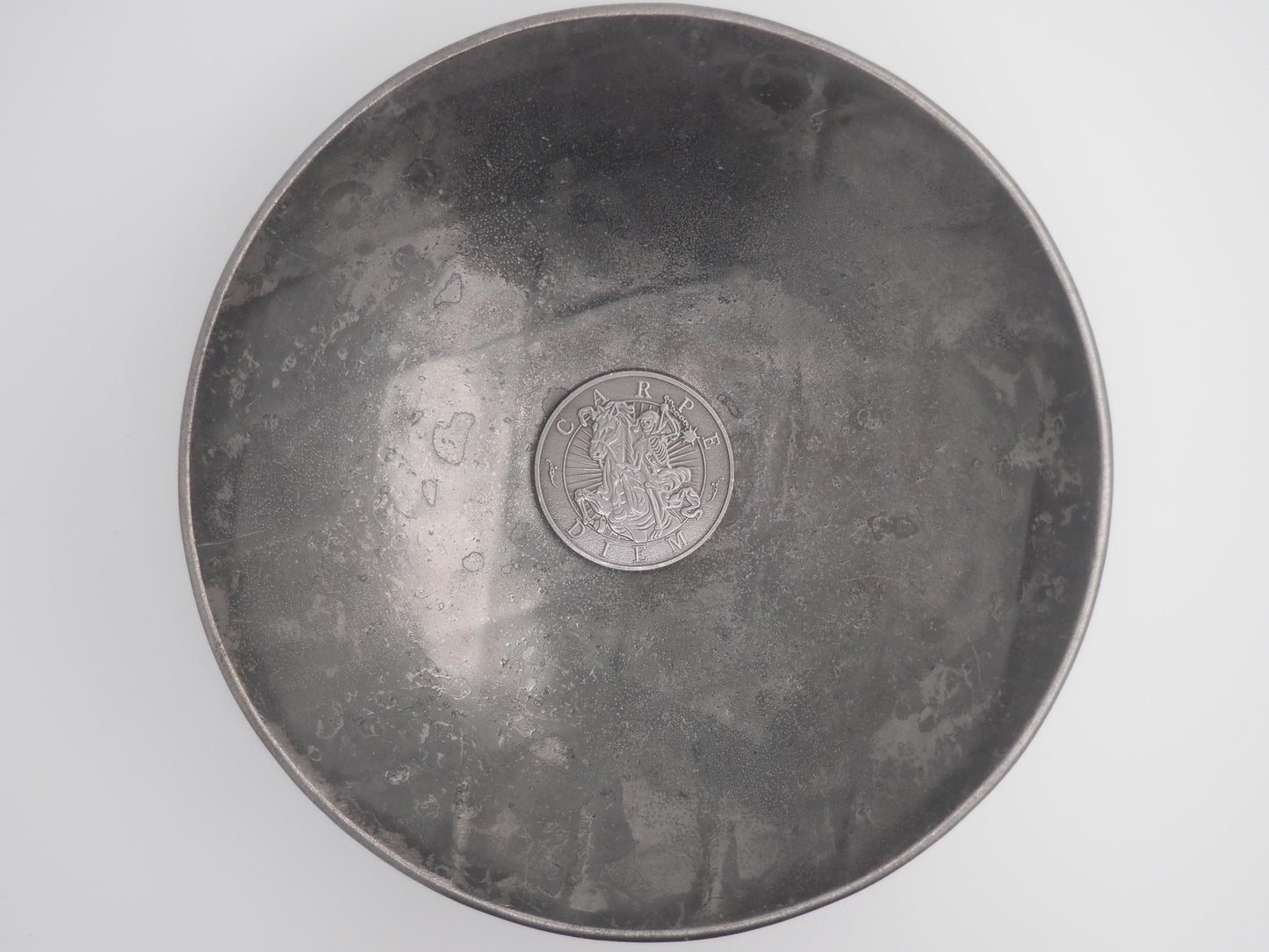 Hand Struck Memento Mori Carpe Diem Token - Skull/Vanitas/Death/Medal Antiqued Plated Unique Collectors Coin