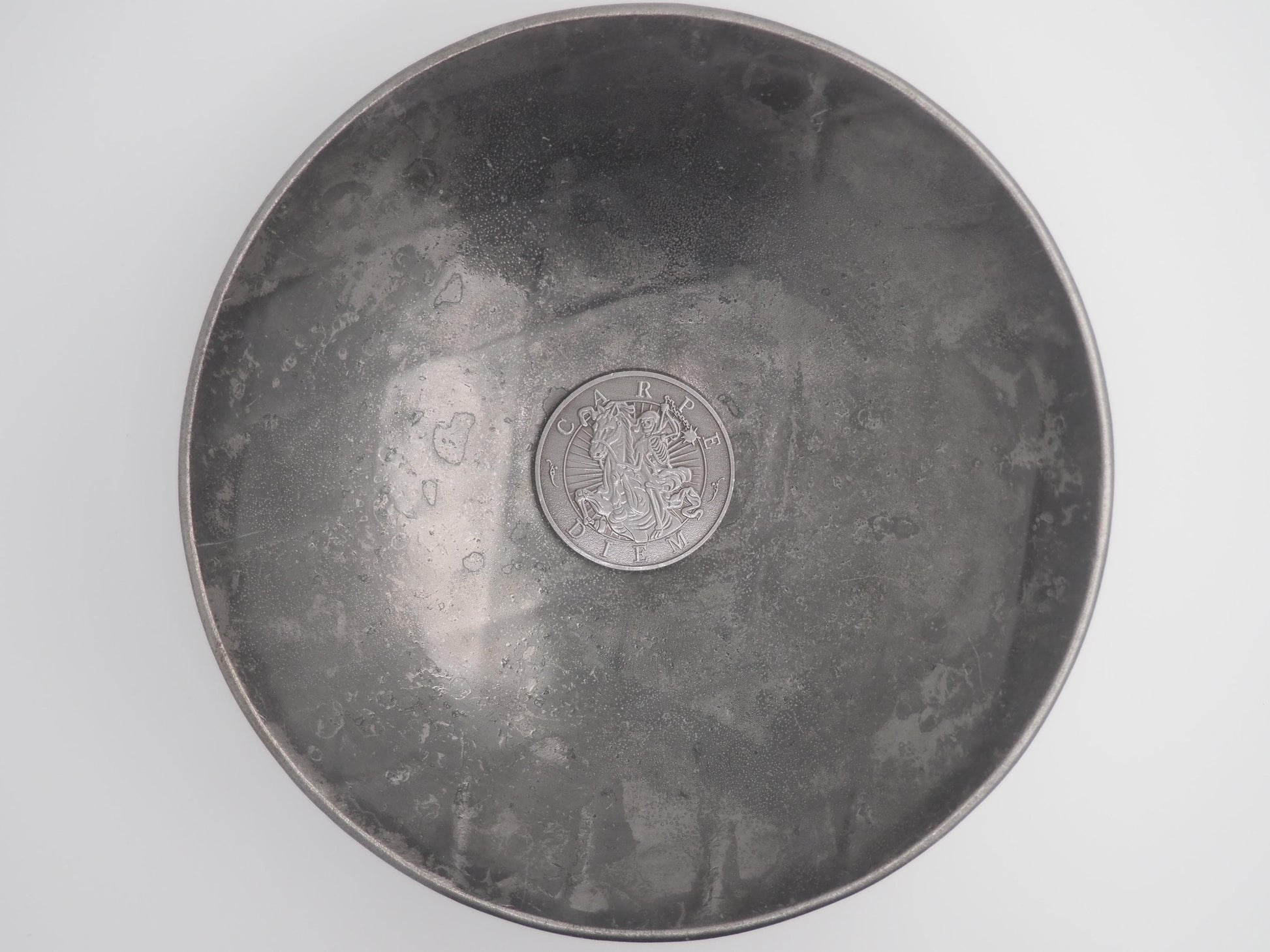 Hand Struck Memento Mori Carpe Diem Token - Skull/Vanitas/Death/Medal Antiqued Plated Unique Collectors Coin