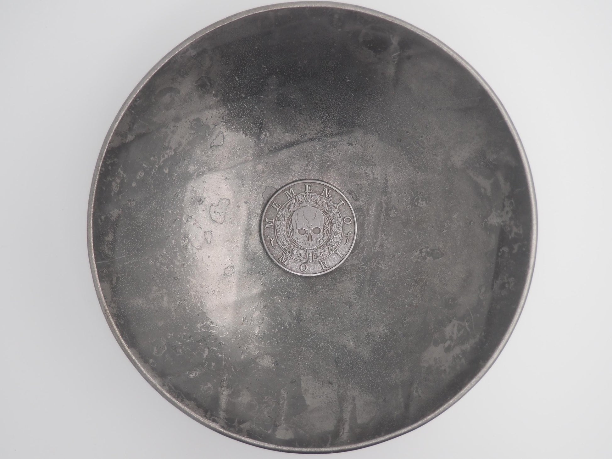 Hand Struck Memento Mori Carpe Diem Token - Skull/Vanitas/Death/Medal Antiqued Plated Unique Collectors Coin