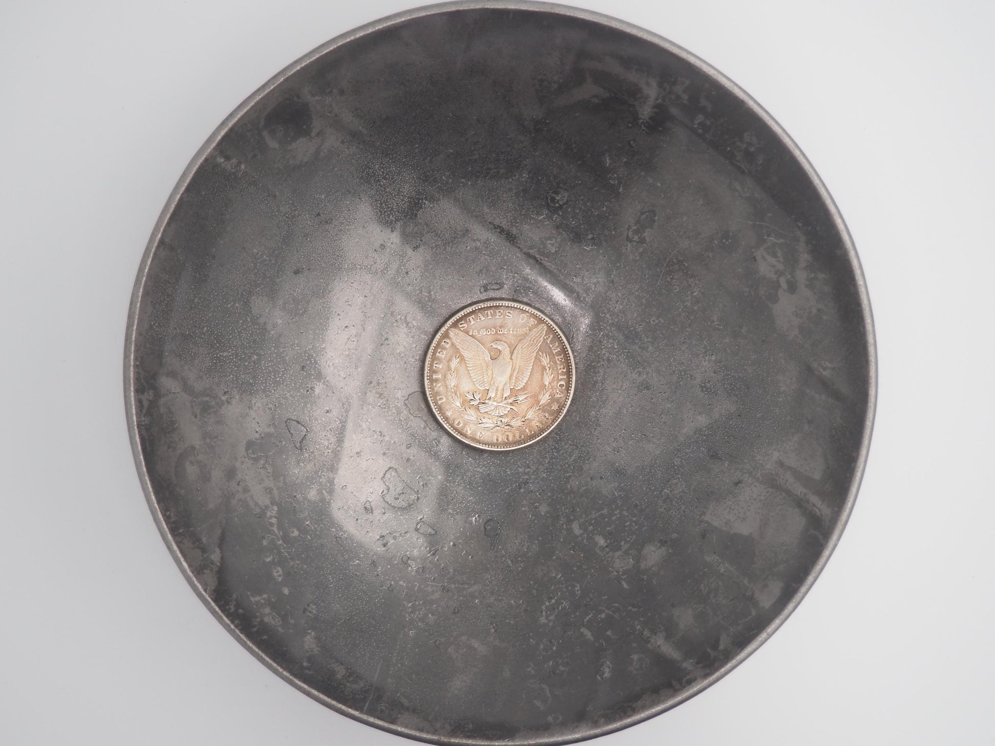 Hand Struck Morgan Dollar - Anubis At Rest In The Afterlife - MementoMori/Death .999 Silver Plated Replica Coin/Token/Medal