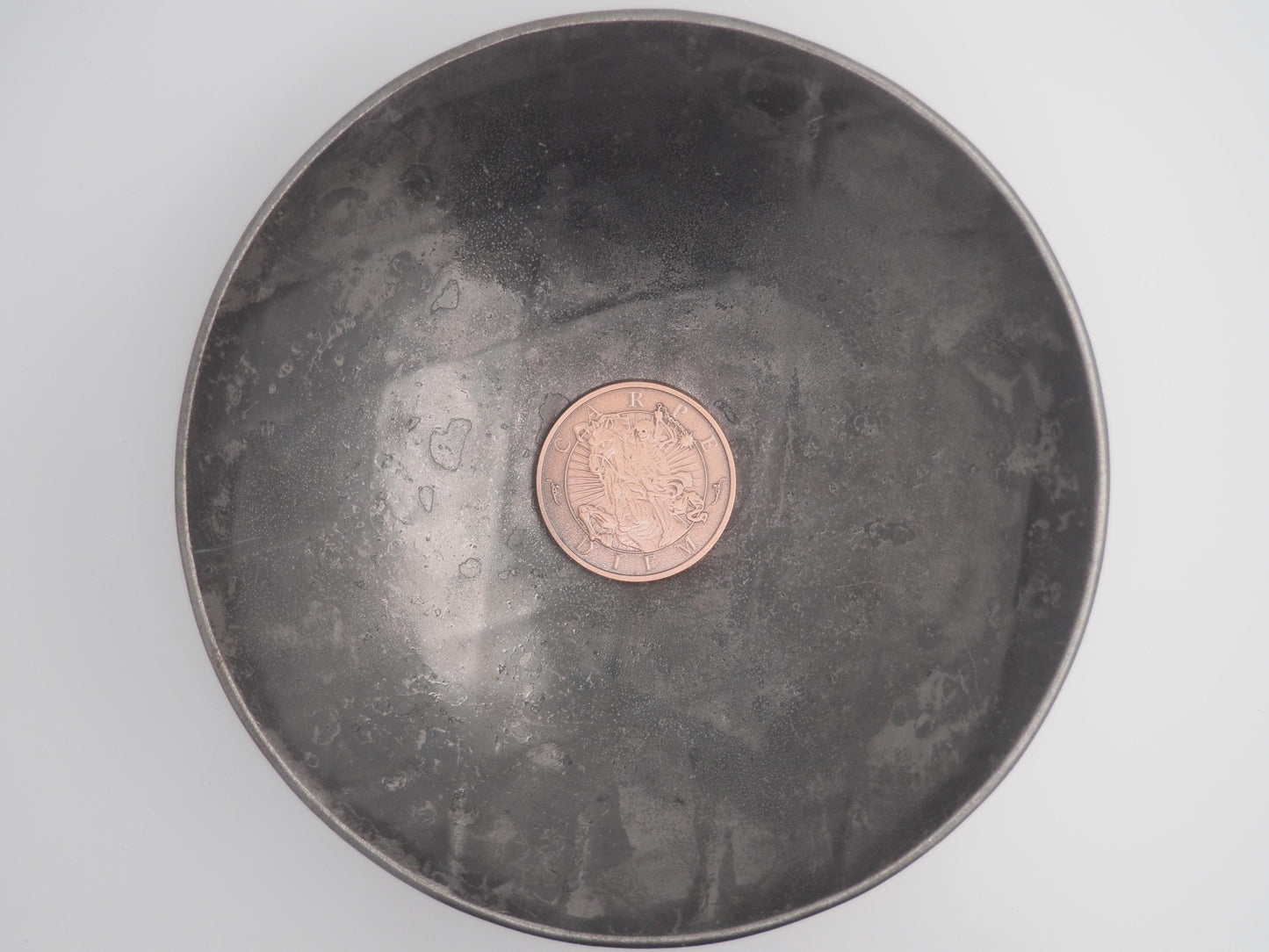 Hand Struck Memento Mori Carpe Diem Token - Skull/Vanitas/Death/Medal Covered Plated Unique Collectors Coin