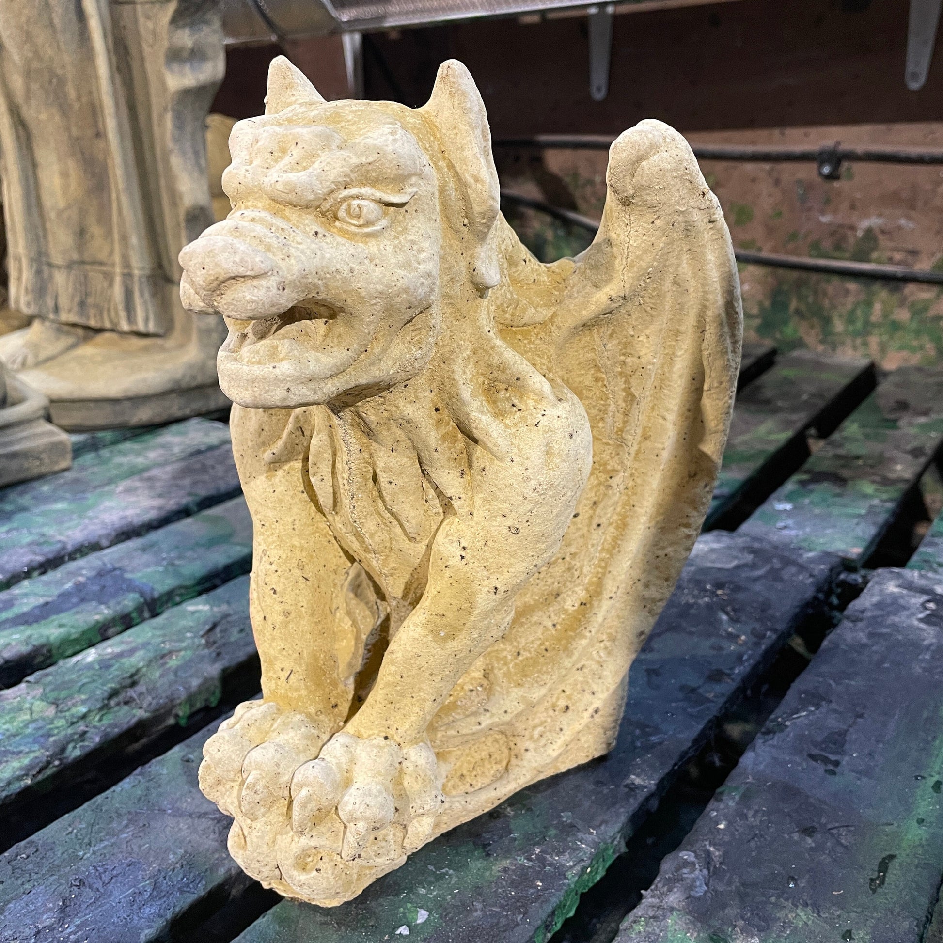 Plain Memento Mori Ornament / Medieval Style Art / Gothic Church Gargoyle Wall Hanging Corbel Sculpture