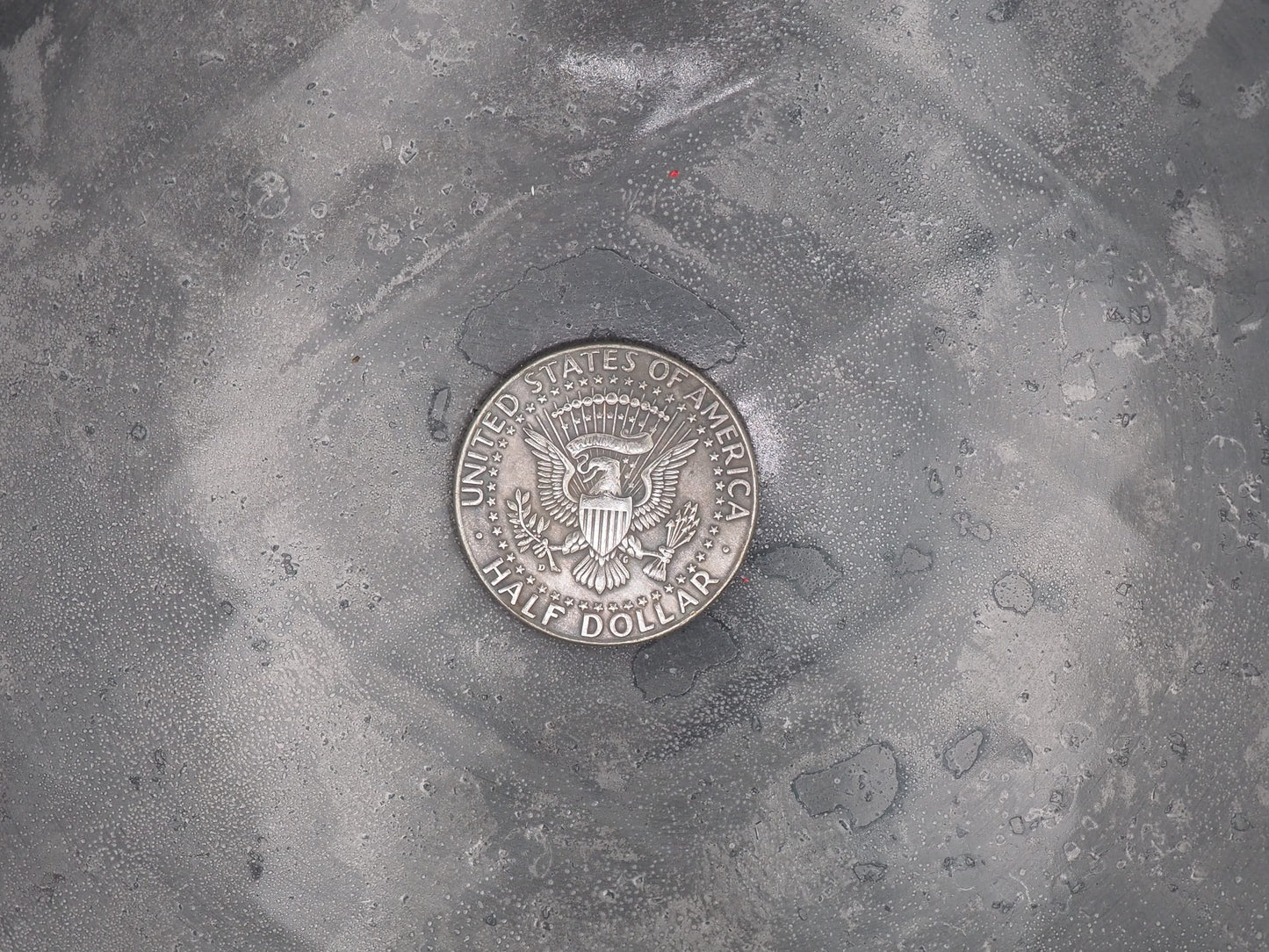 Hand Struck Half Dollar Carved/Hobo/Skull/Vanitas/MementoMori/Death/President .999 Silver Plated Replica Coin/Token/Medal