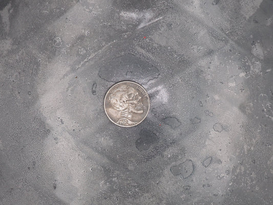 Hand Struck Buffalo/Indian Head Nickel Carved/Hobo/Skull/Vanitas/MementoMori/Liberty .999 Silver Plated Replica Coin/Token/Medal