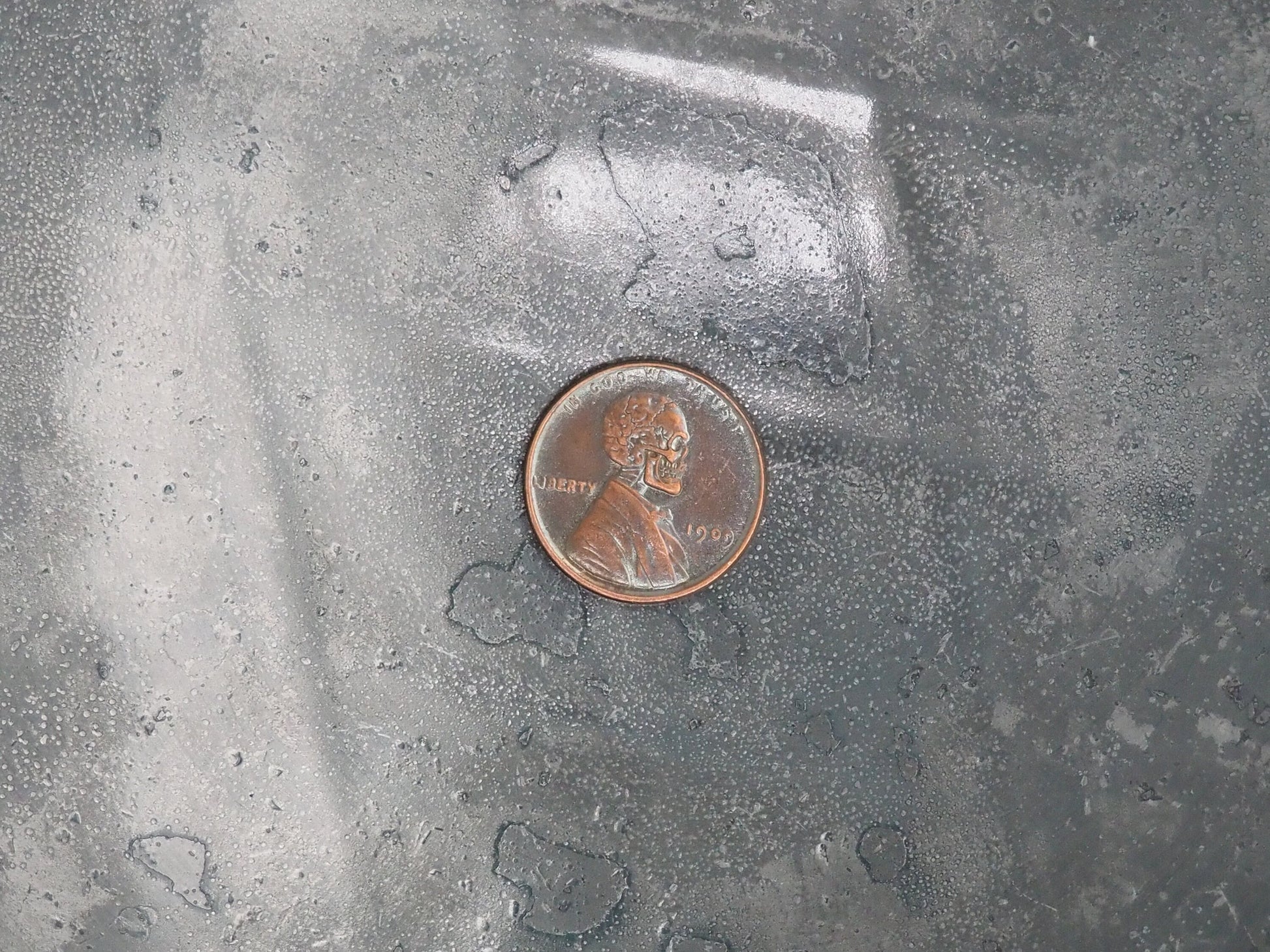 Hand Struck President Skull/Vanitas/MementoMori One Cent Replica Coin/Token/Medal