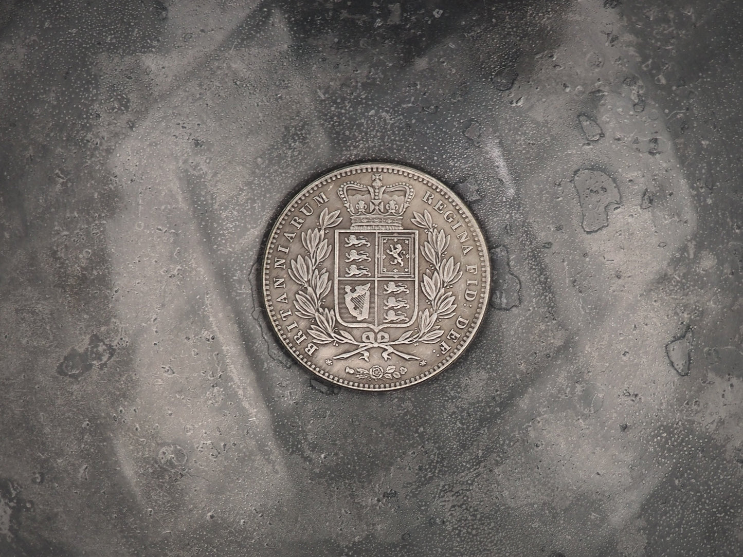 Hand Struck Hobo 1844 Queen Young Victoria Skull/MementoMori Head Crown One Coin - Great Britain .999 Silver Plated Replica Coin/Token/Medal