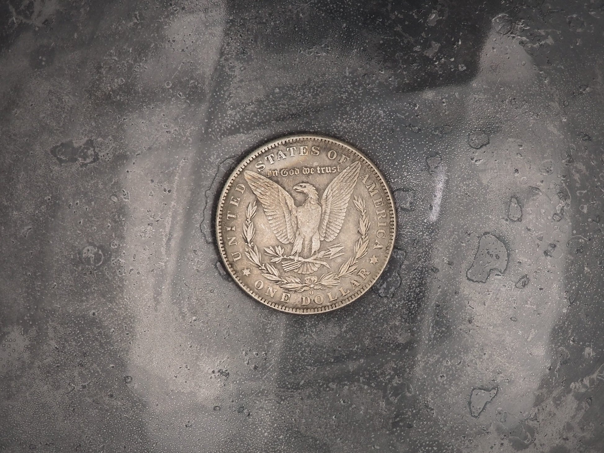 Hand Struck Three Skulls - U.S.A. Morgan Dollar .999 Plated Replica Coin/Token For A Cabinet Of Curiosities